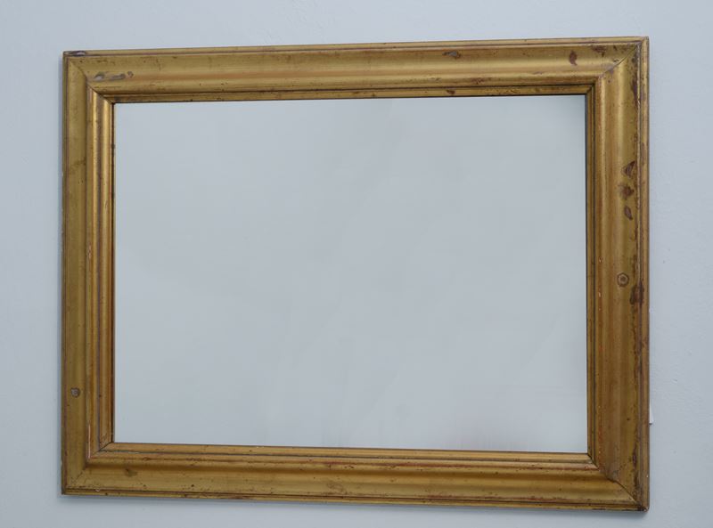 Specchiera in legno dorato