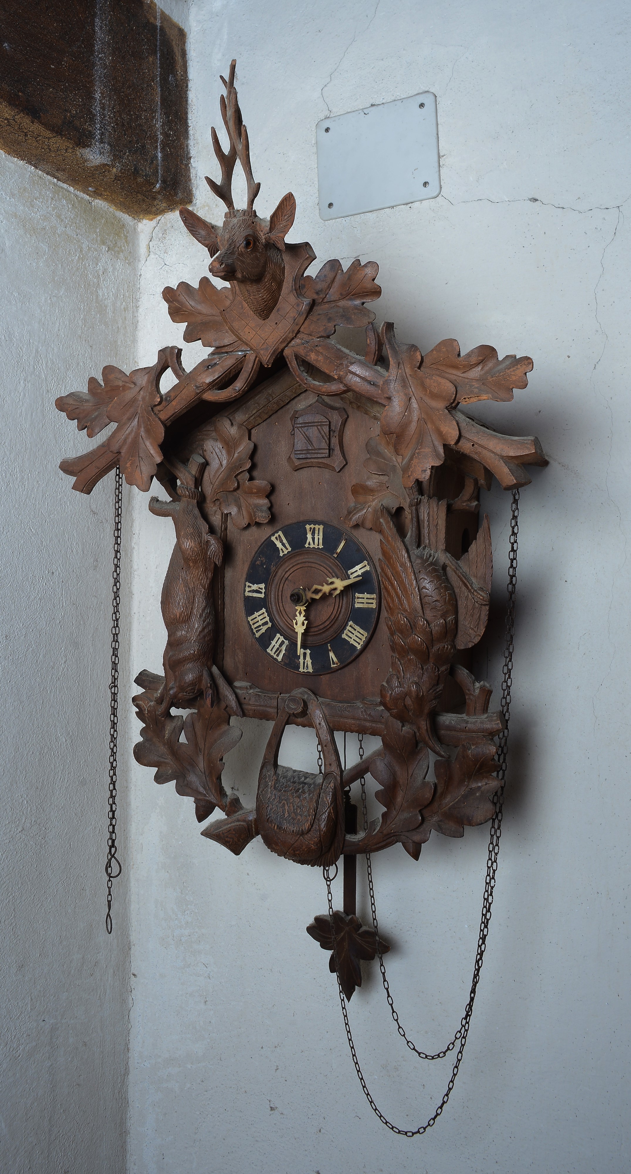 Orologio a cucù in legno