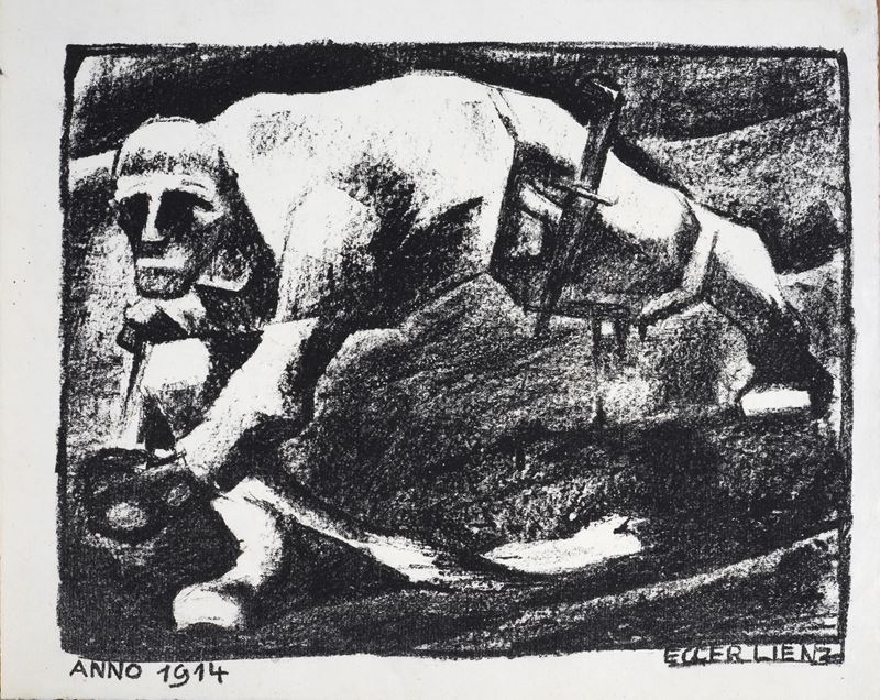 Albin Egger-lienz - Senza Titolo