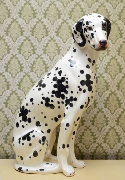 Figura di Dalmata in Ceramica