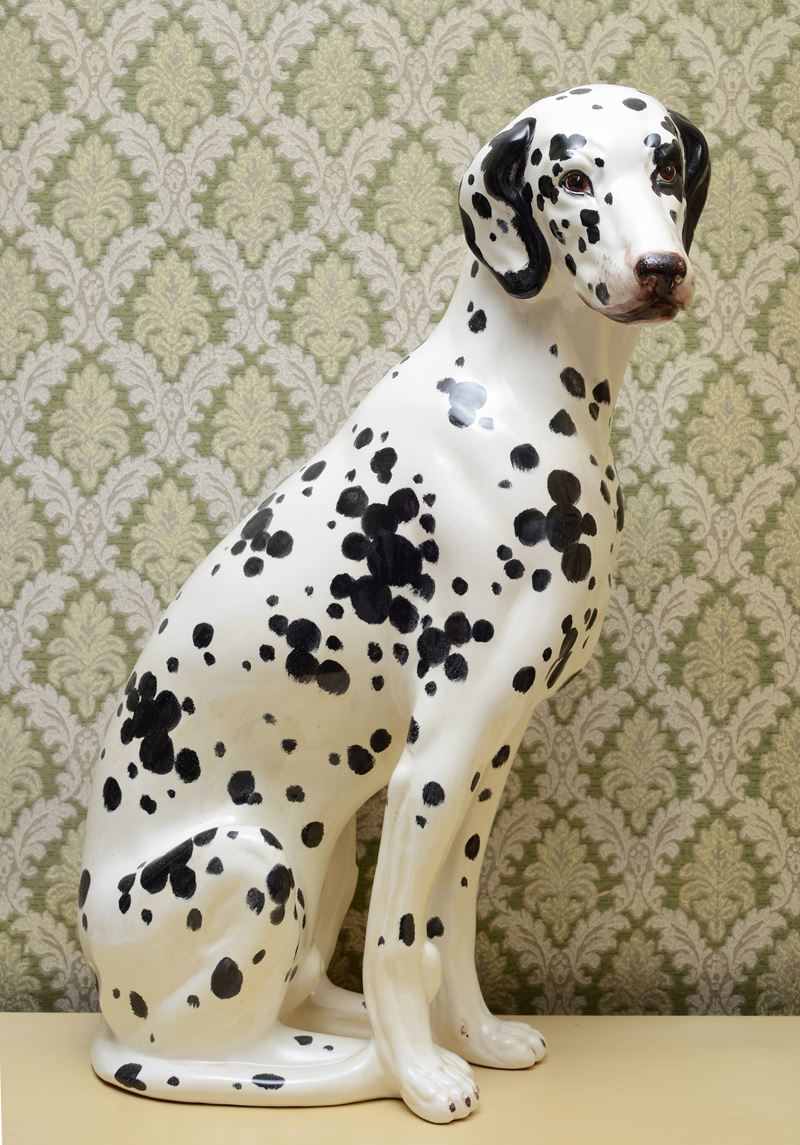 Figura di Dalmata in Ceramica