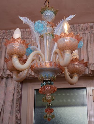 Lampadario in Vetro di Murano