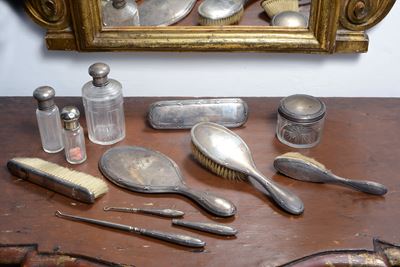 Set da Toilette in Argento