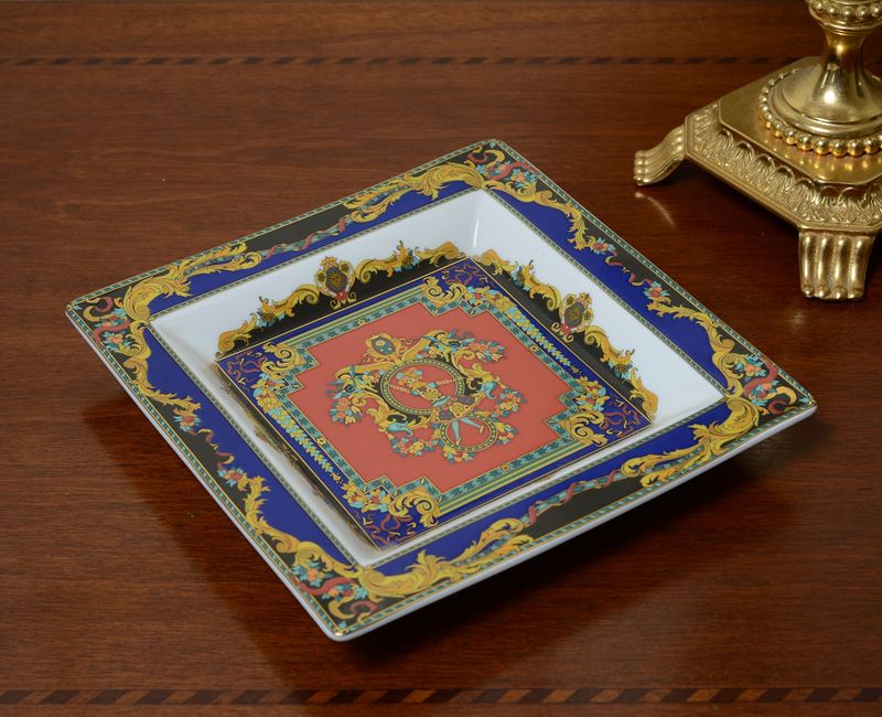 Svuotatasche in Porcellana Policroma Versace per Rosenthal