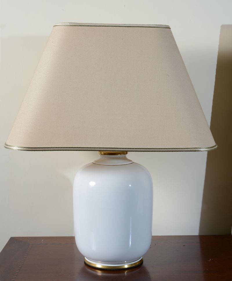 Lampada da Tavolo in Porcellana