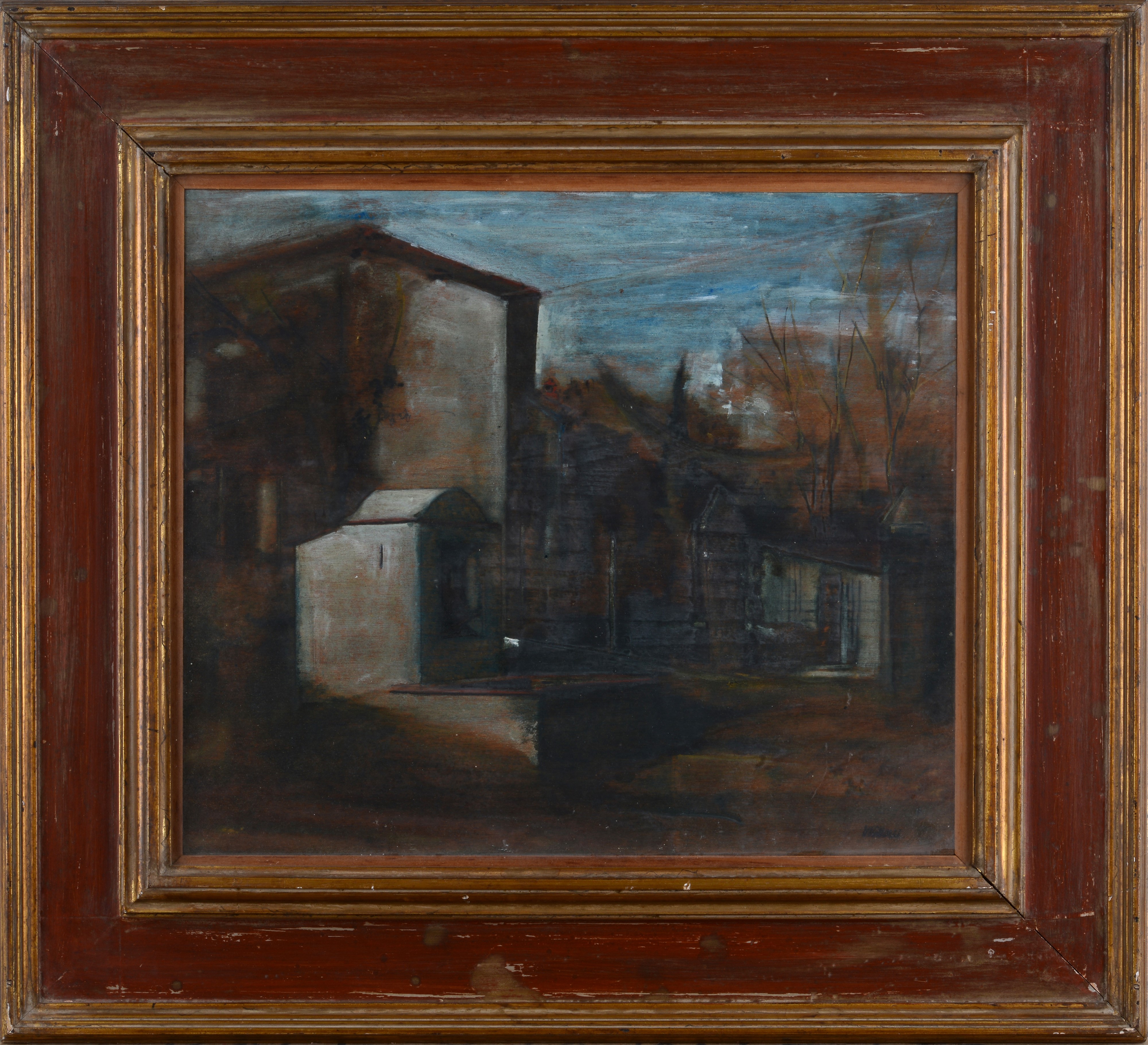 Piero Vignozzi - Paesaggio con Case