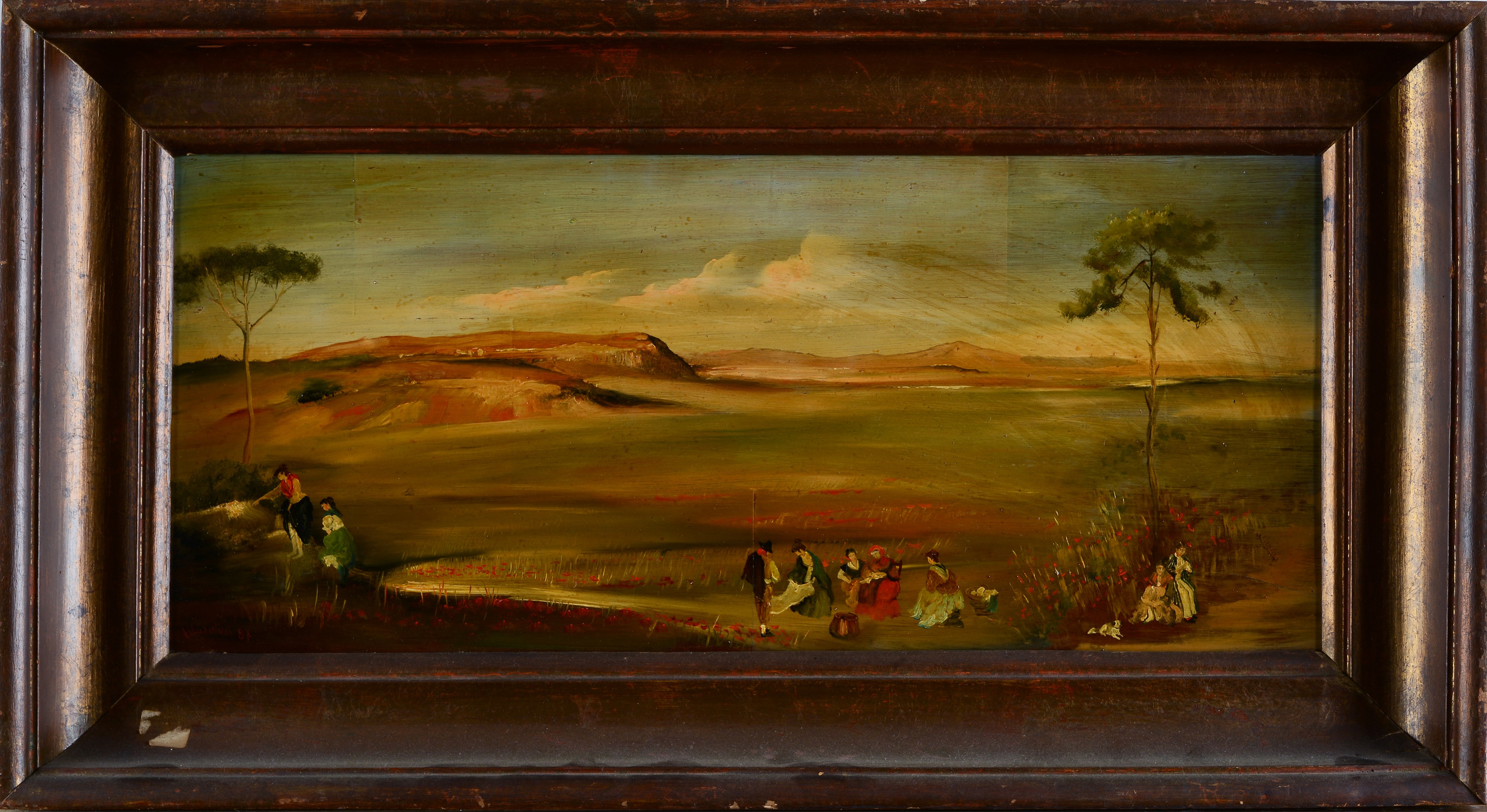 Agostino Muratori - Paesaggio con Figure