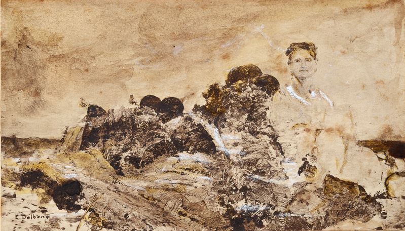 Eduardo Dalbono - Studio di Figura