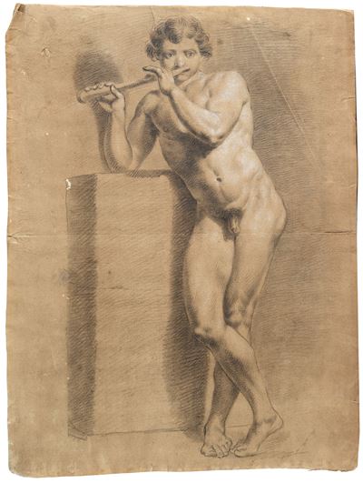 Nudo con Flauto