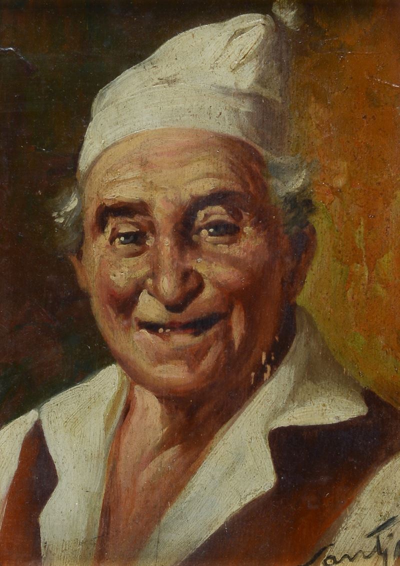 Anonimo, XX Sec. - Ritratto di Vecchio