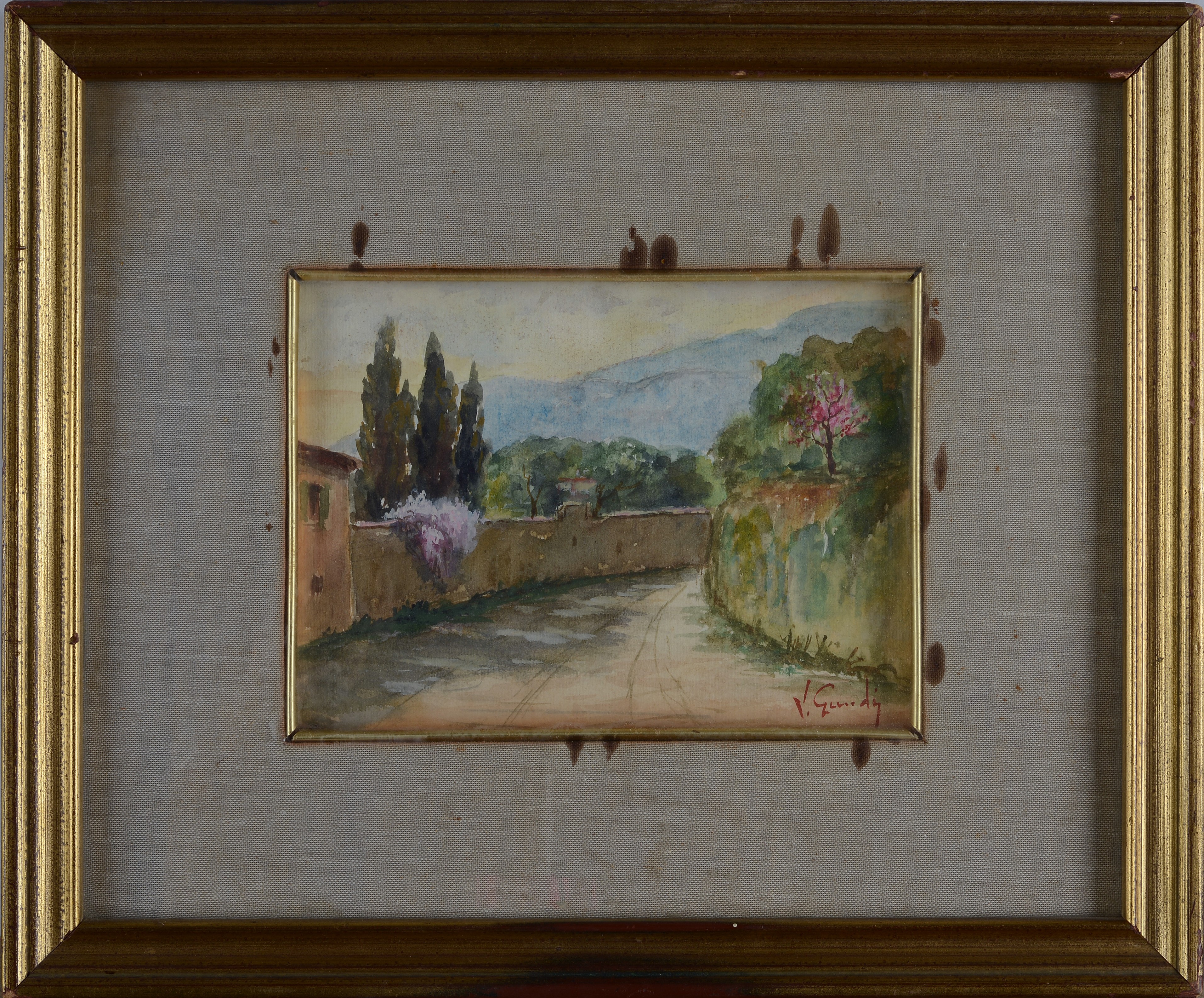 Anonimo, XX Sec. - Strada di Campagna