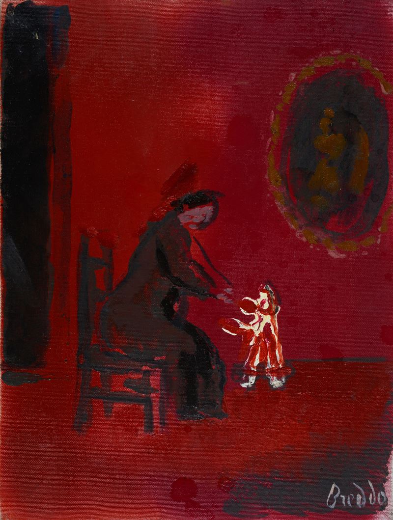 Gastone Breddo - Interno con Figure