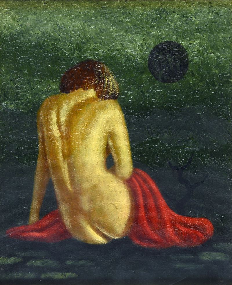 Anonimo, XX Sec. - Donna di Spalle