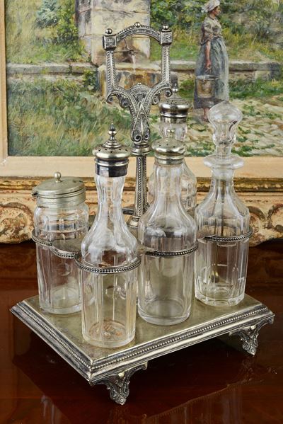 Cruet in Metallo Argentato
