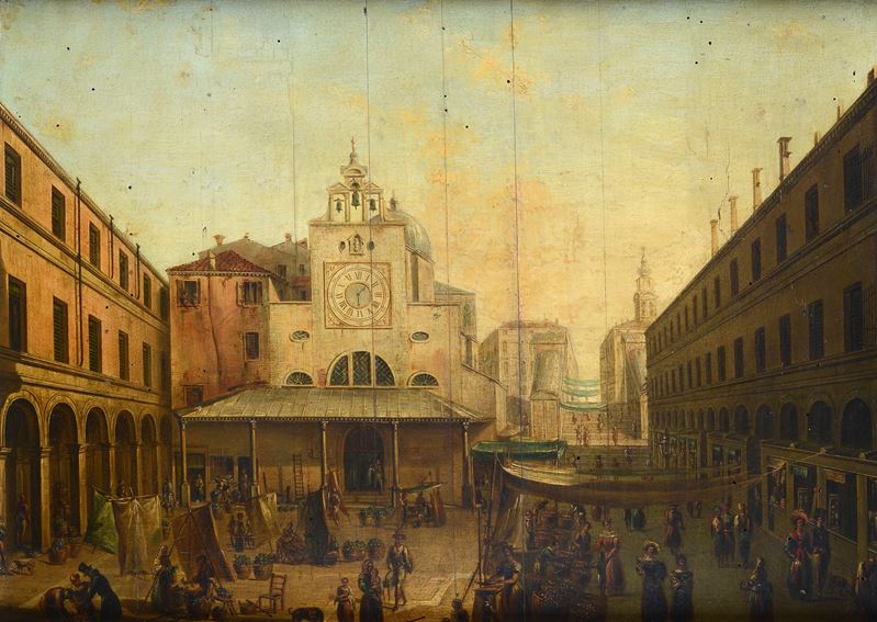 Veduta di Campo San Giacomo a Venezia