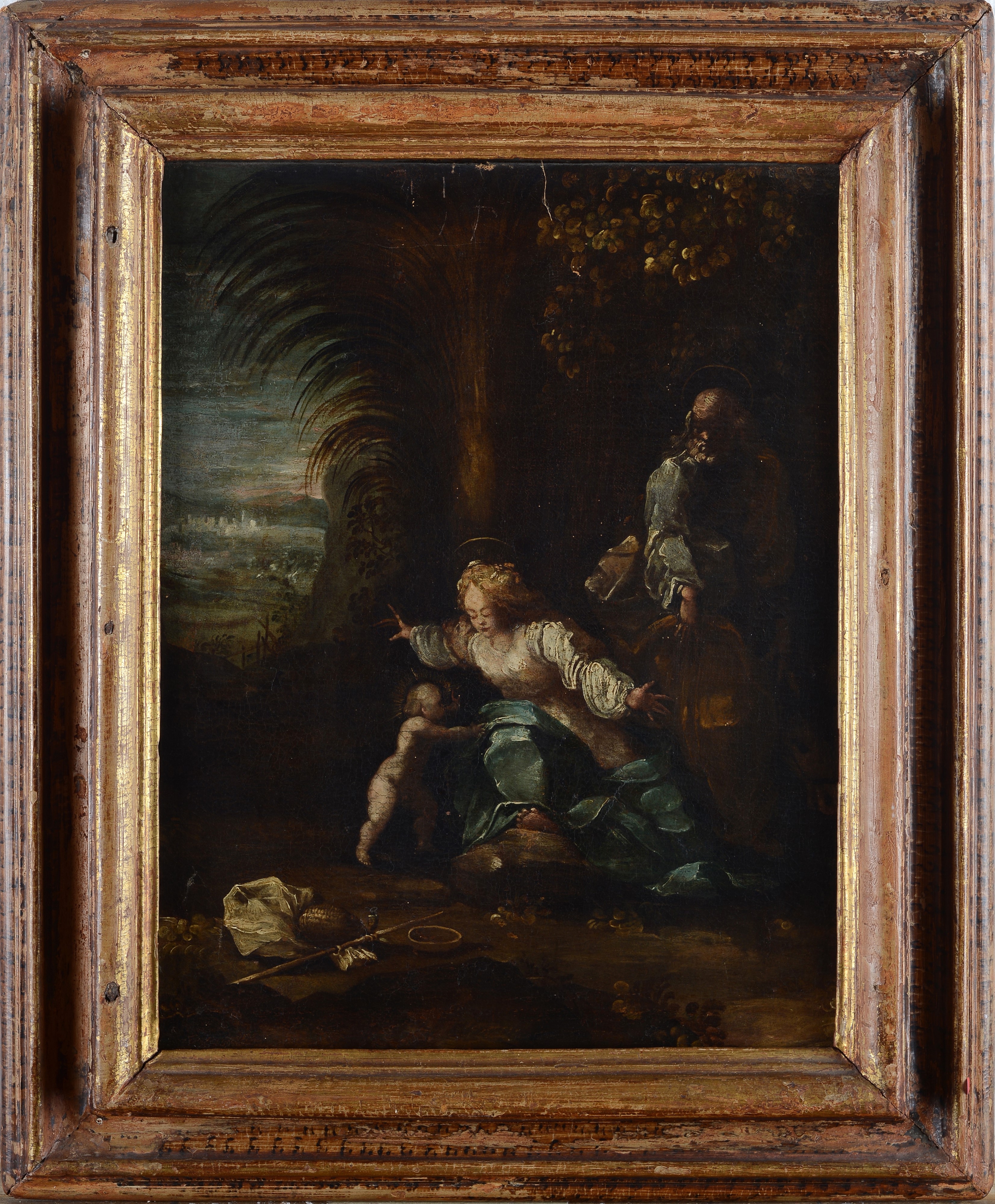 Riposo durante la fuga in Egitto