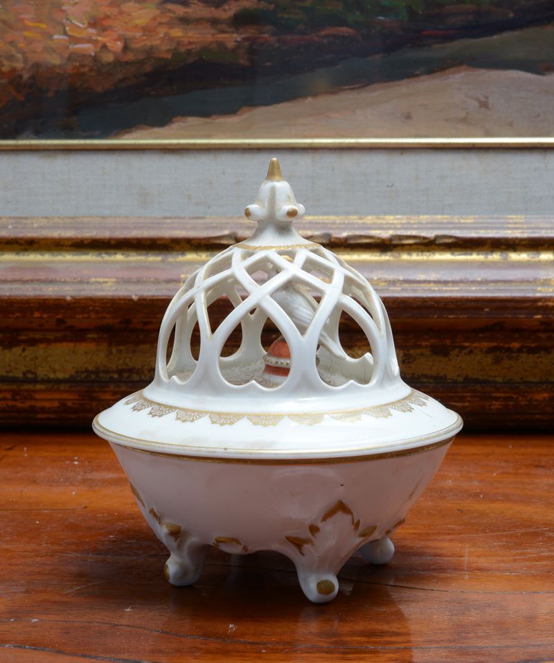 Pouff da Cipria in Porcellana, Rosenthal