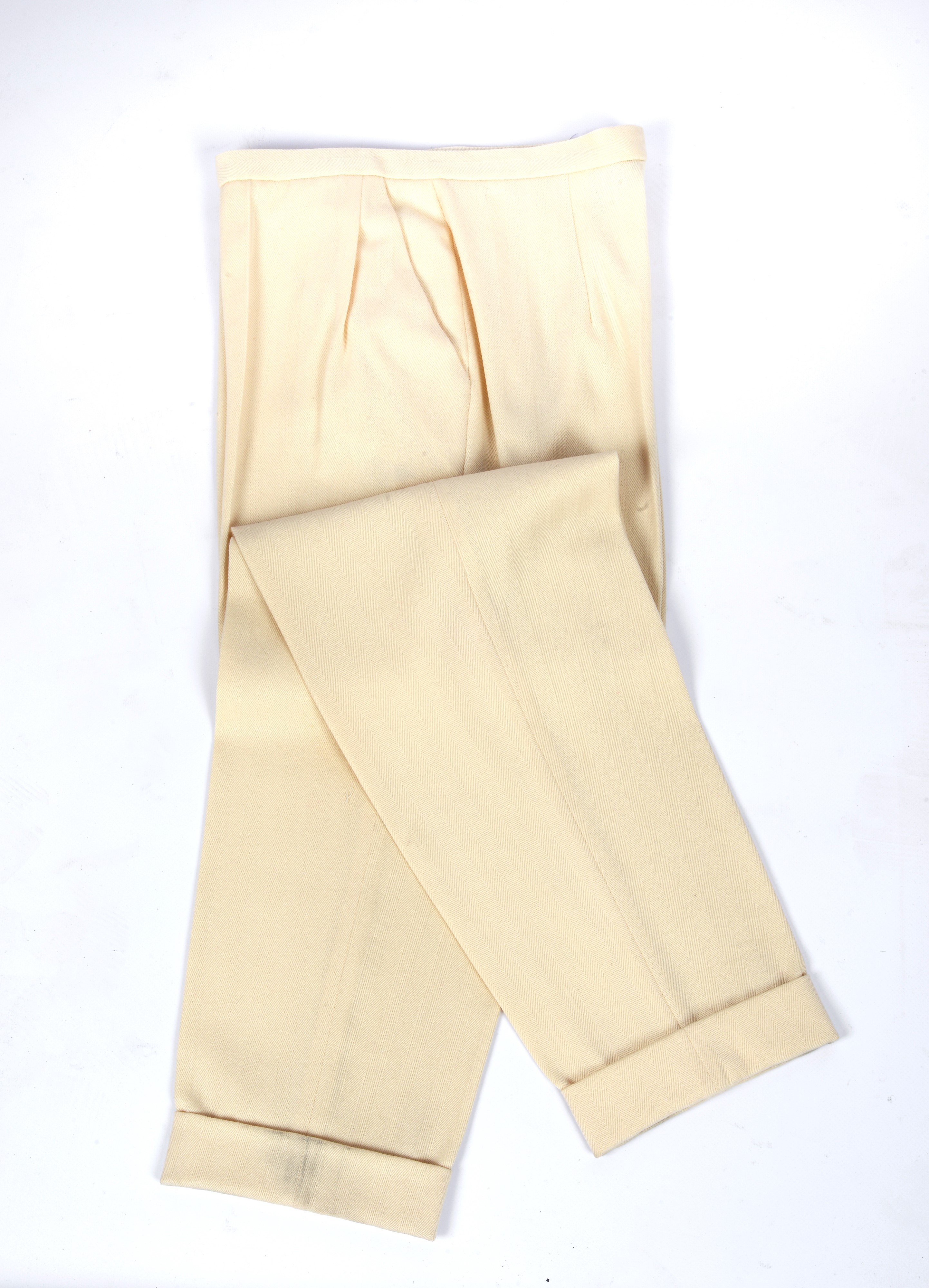 Tailleur in lana beige