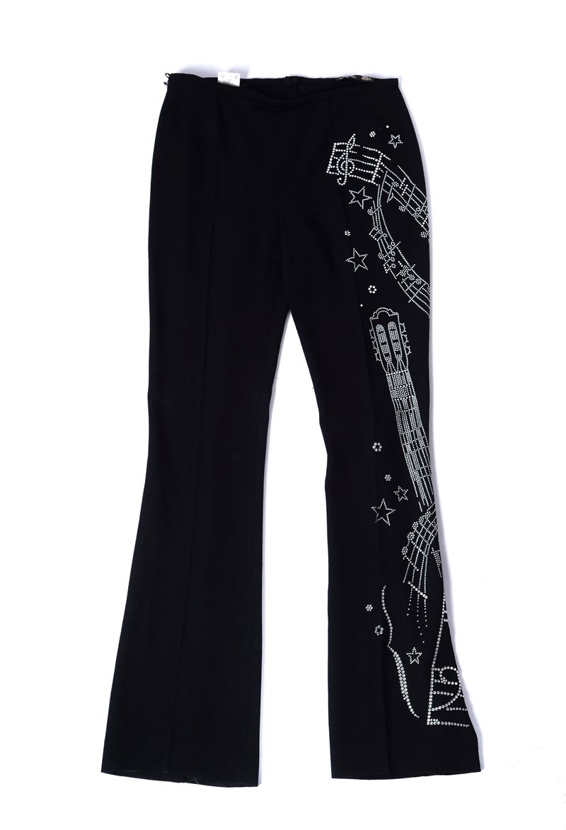 Pantalone in cady nero