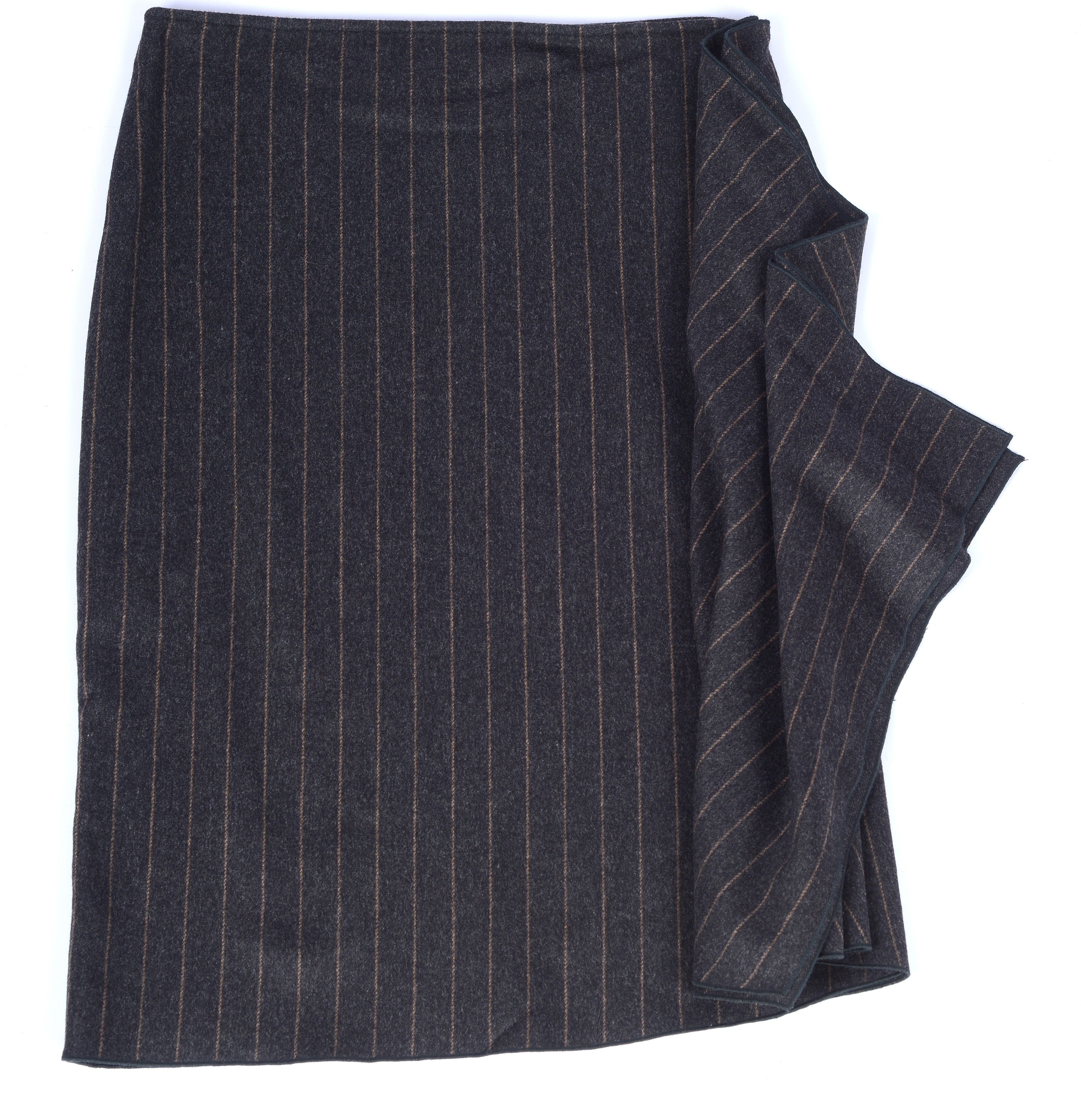 Completo in lana gessata grigia