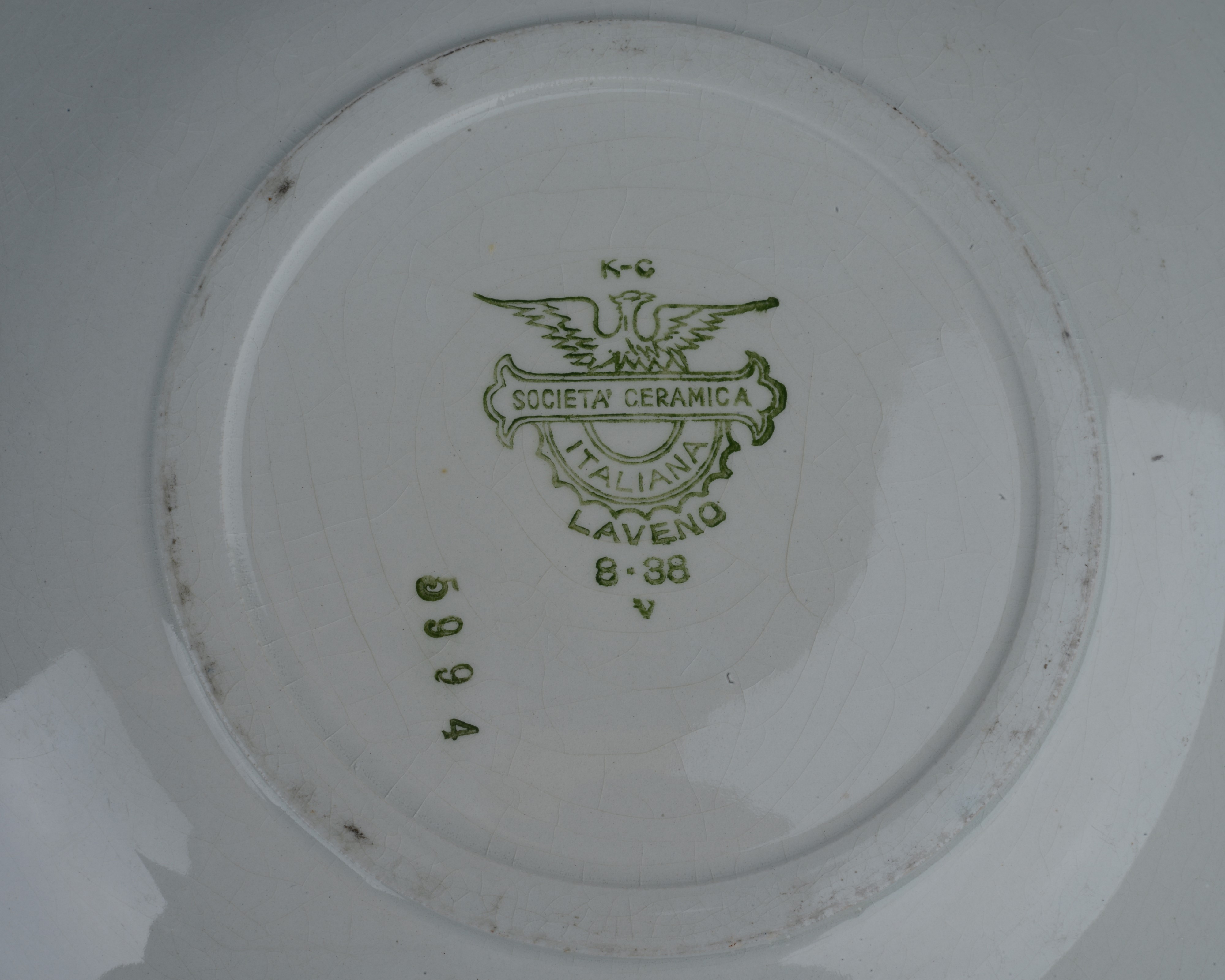 Set da Dolce in Ceramica, Laveno
