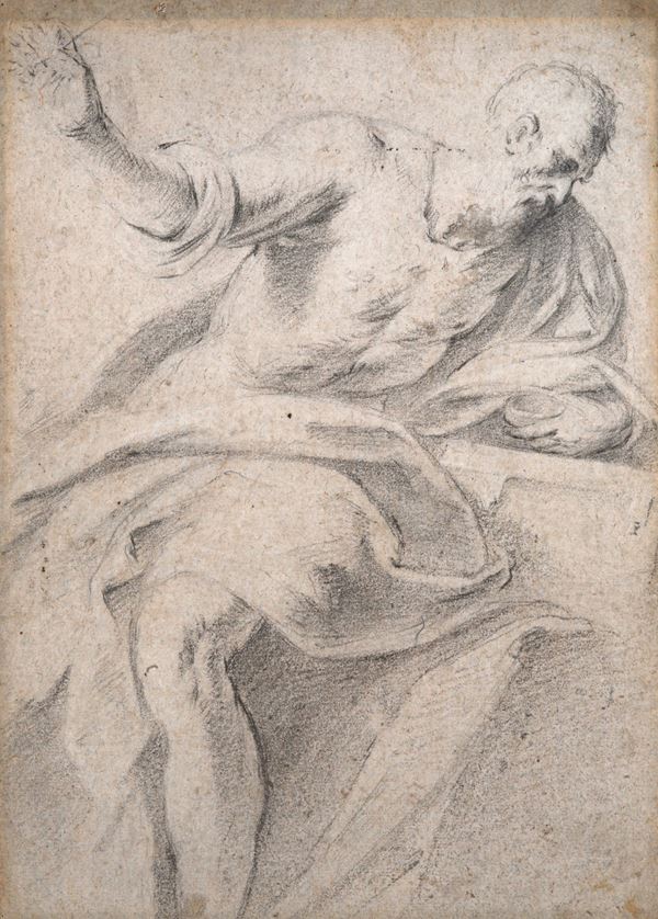 Scuola Veneta, XVII sec. - Santo evangelista