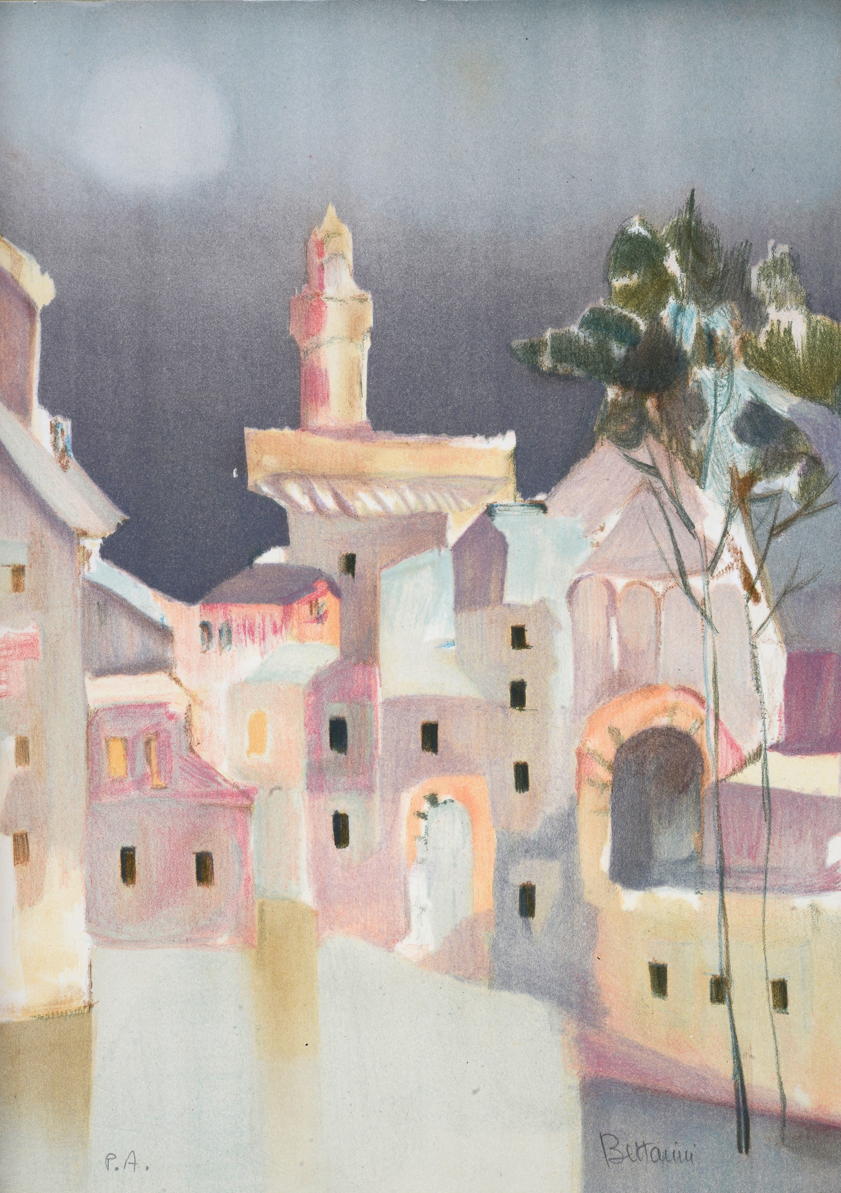 Lotto composto da tre litografie