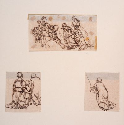 Dolenti; Figure Inginocchiate; Figura di Spalle