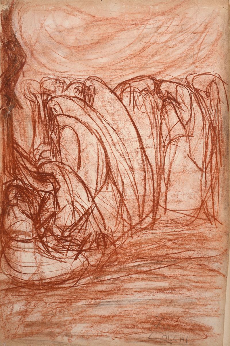 Carlo Zocchi - Figure in Preghiera