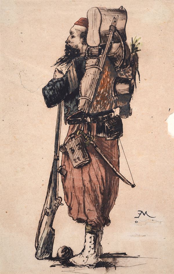 Jean Louis Ernest Messonier - Figura di gitano