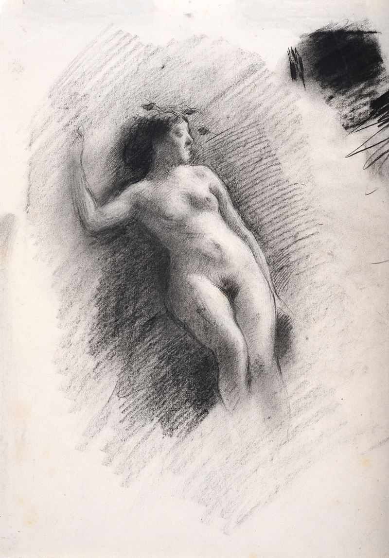 Anonimo, XIX Sec. - Nudo Femminile
