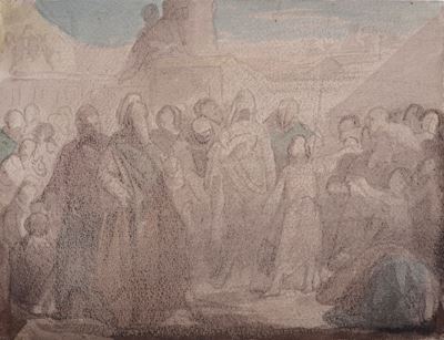 Scena Classica (fronte); Folla (retro)