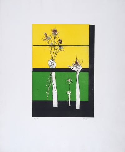 Fiori (acquaforte acquatinta)