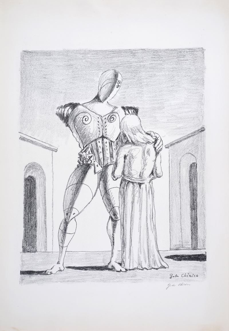 Giorgio De Chirico - Ettore e Andromaca i