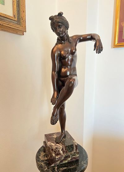Figura Femminile in Bronzo