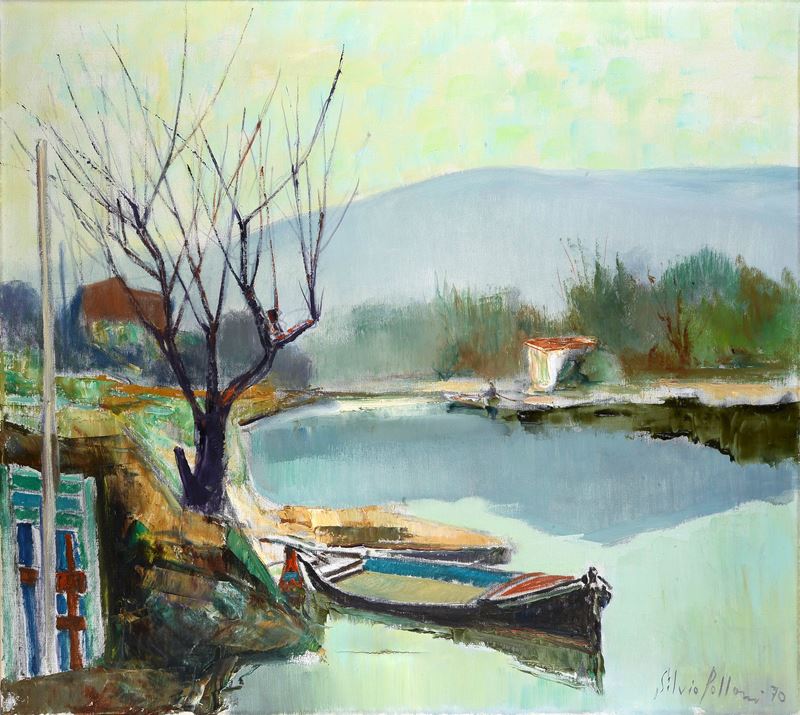 Silvio Polloni - L'arno a Varlungo