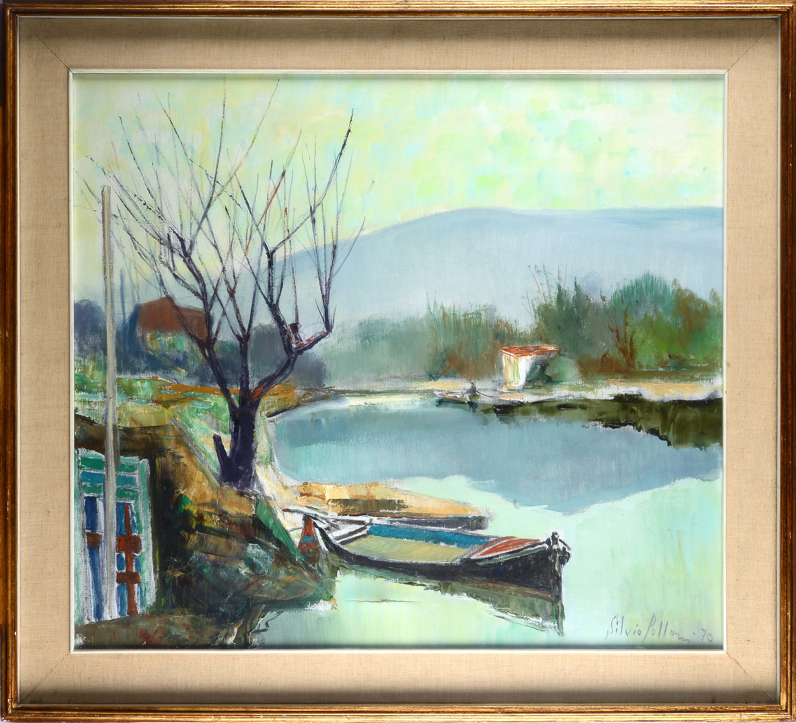 Silvio Polloni - L'arno a Varlungo