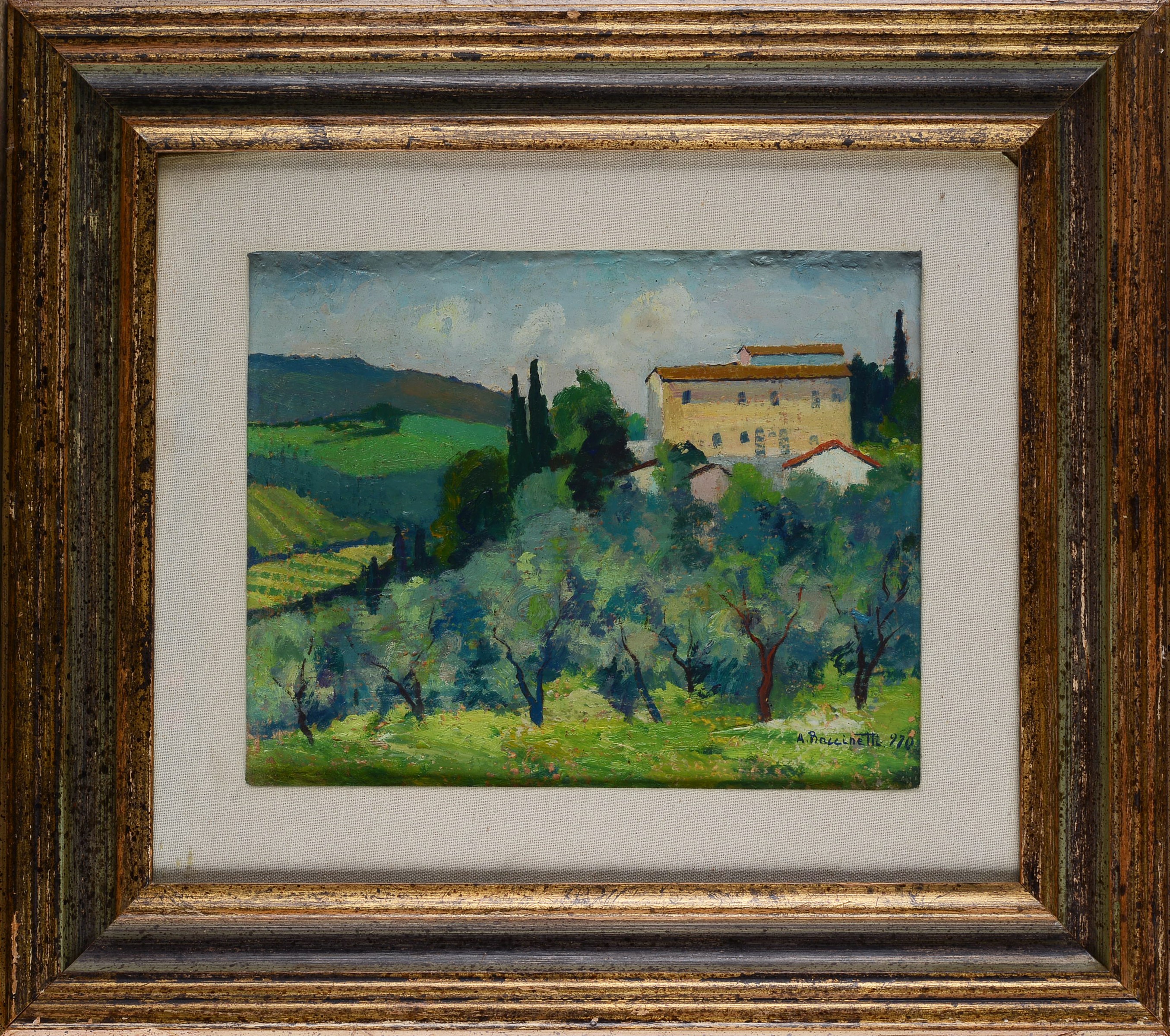 Aldo Augusto Baccinetti - Paesaggio a Montibeni