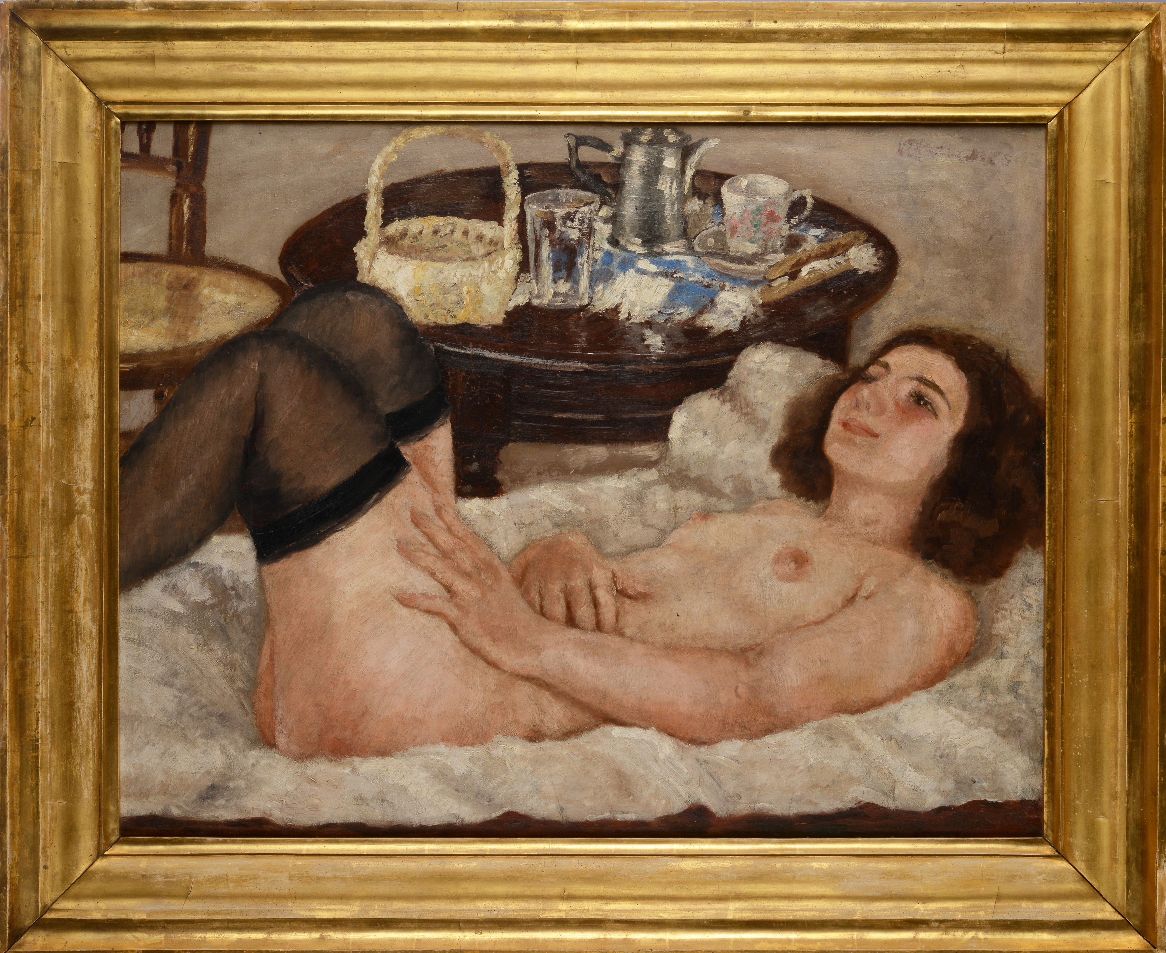 Anonimo, XX Sec. - Nudo di Donna Sdraiata