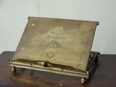 Leggio in Ottone Dorato