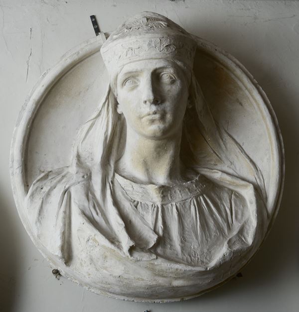 Medaglione in gesso
