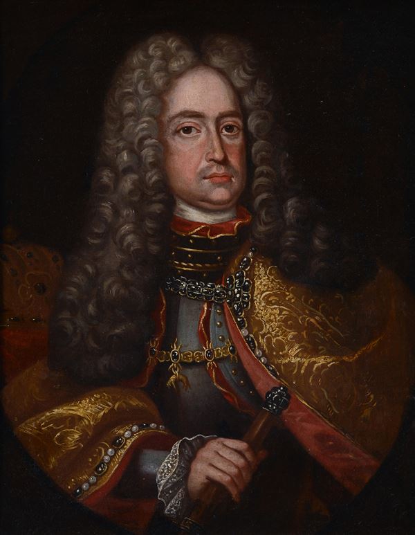 Anonimo, XVIII - XIX sec. - Ritratto di Luigi XIV Re di Francia