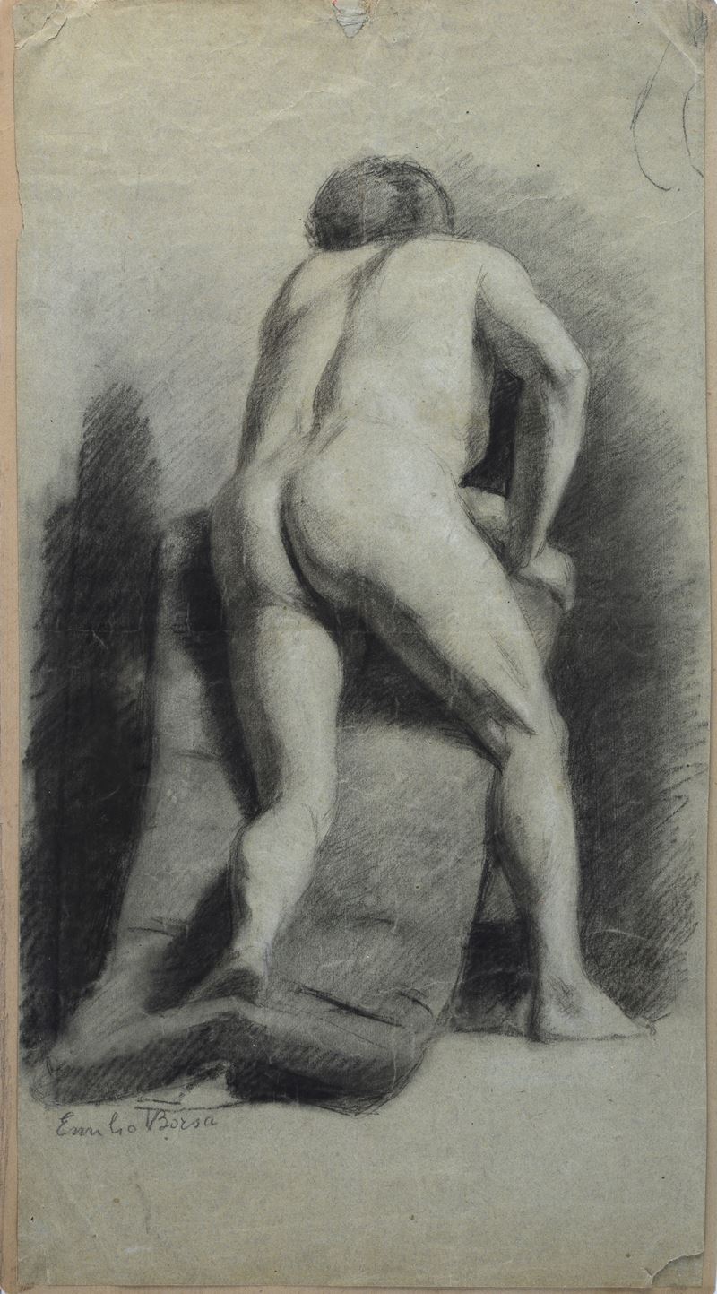Emilio Borsa - Nudo di Spalle