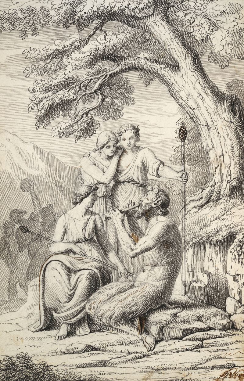 Anonimo, XIX Sec. - Fauno