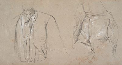 Tre Disegni di Studi per Figure