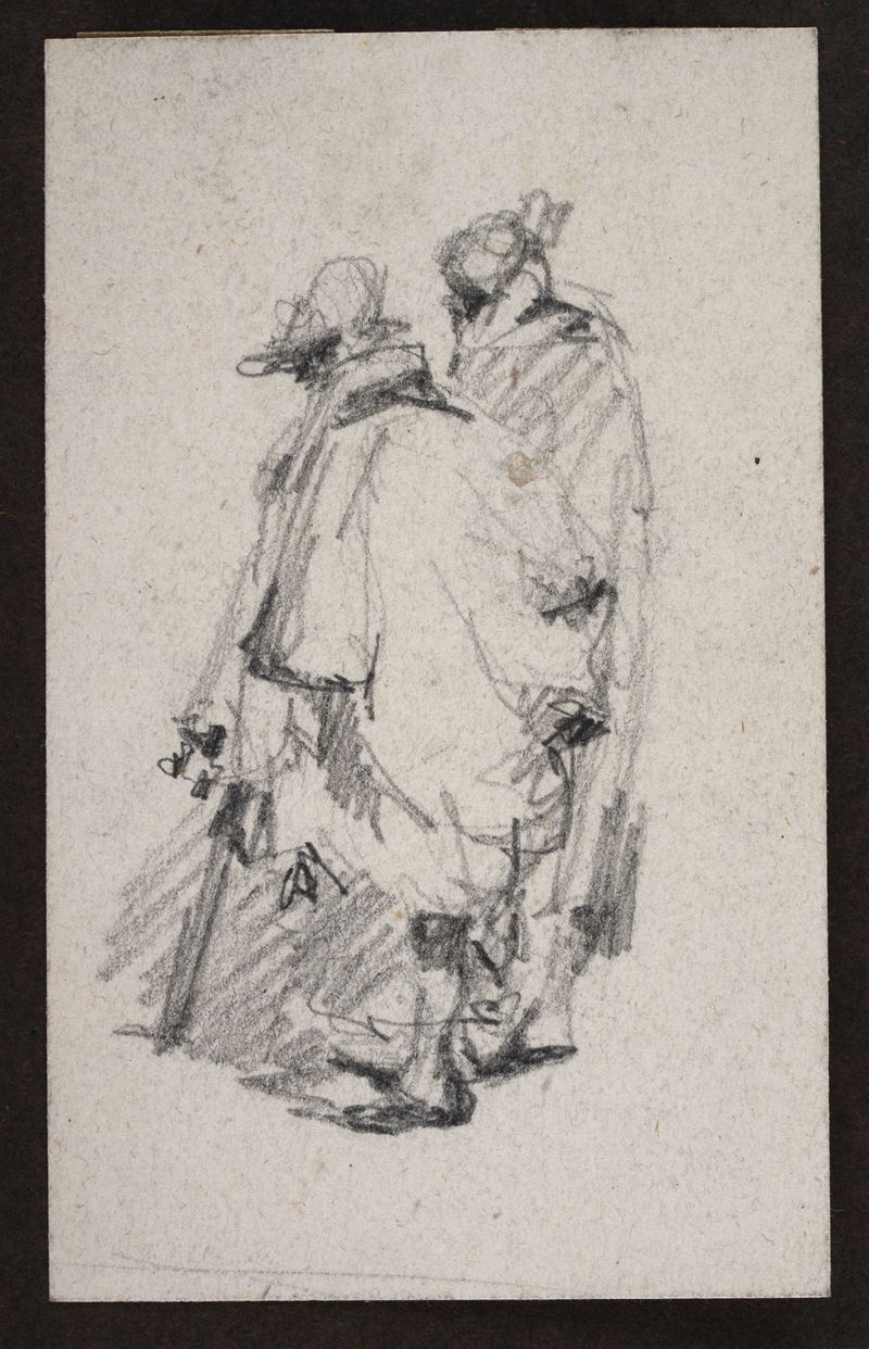 Anonimo, XIX Sec. - Figure di Spalle