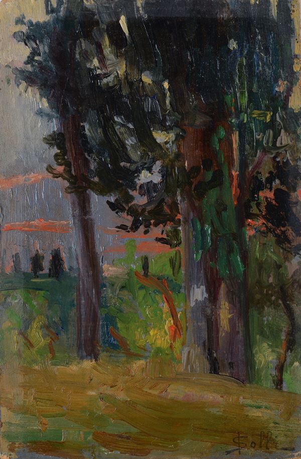 Anonimo, XX sec. - Alberi