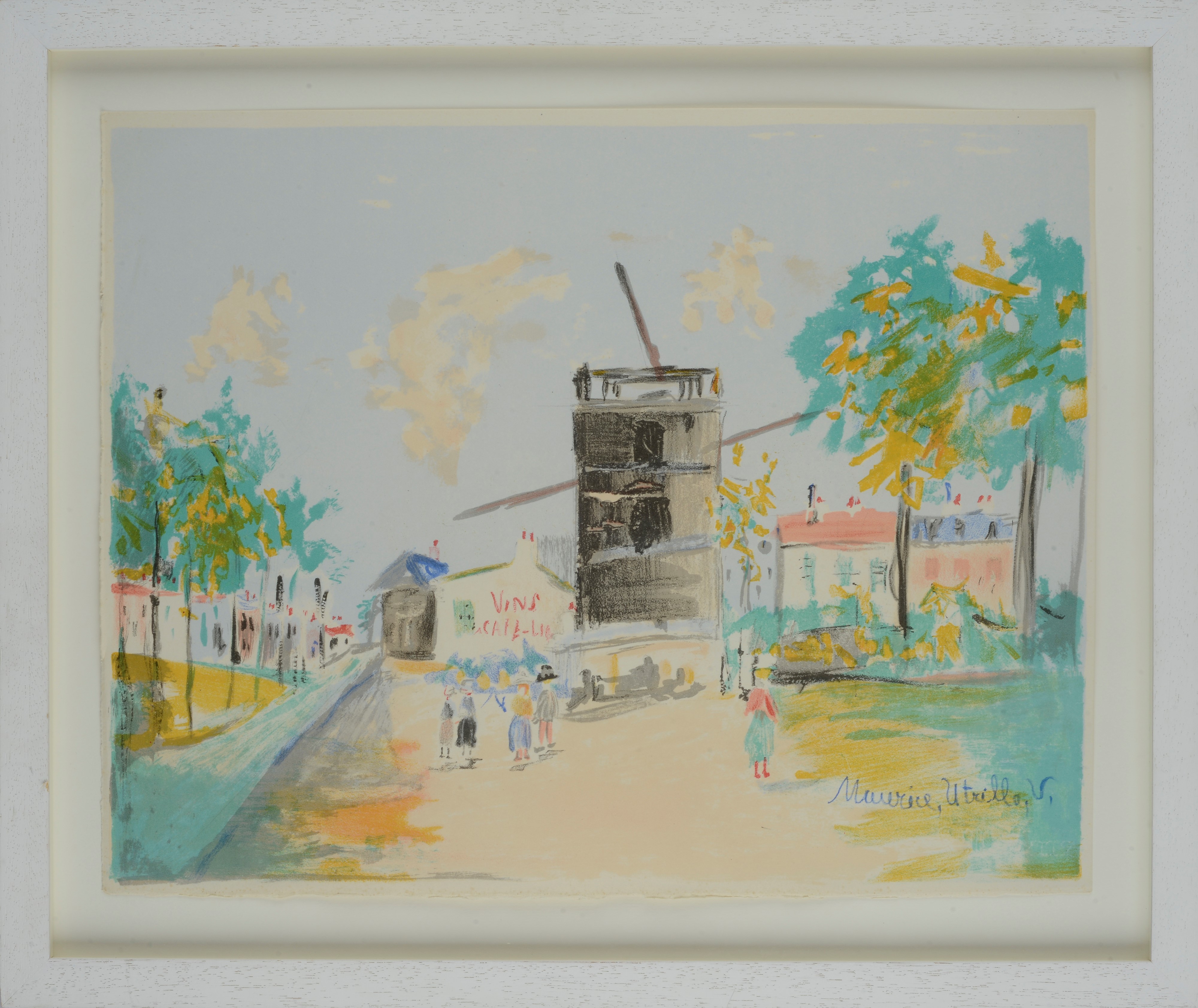 Lotto composto da sette litografie