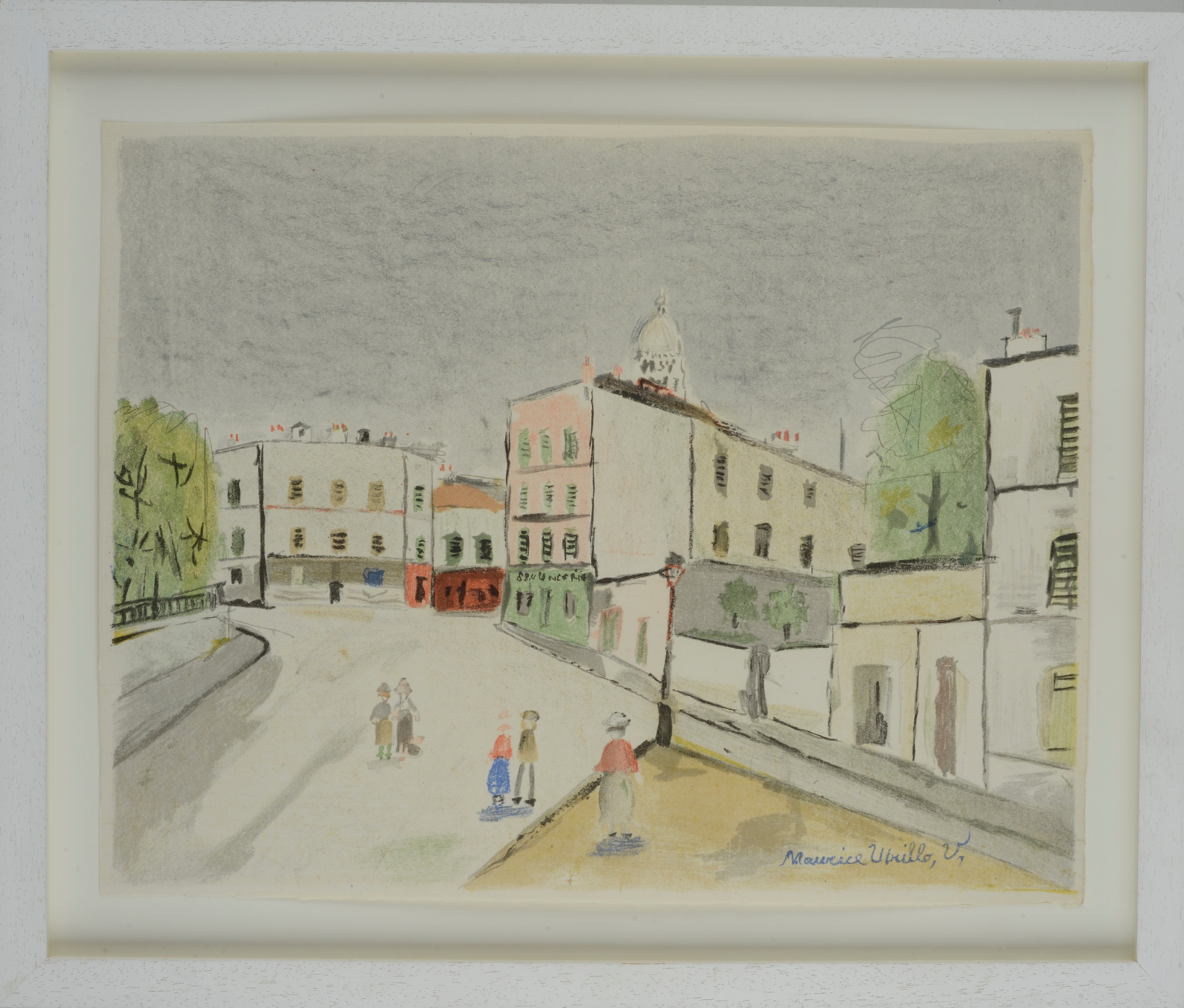 Lotto composto da sette litografie