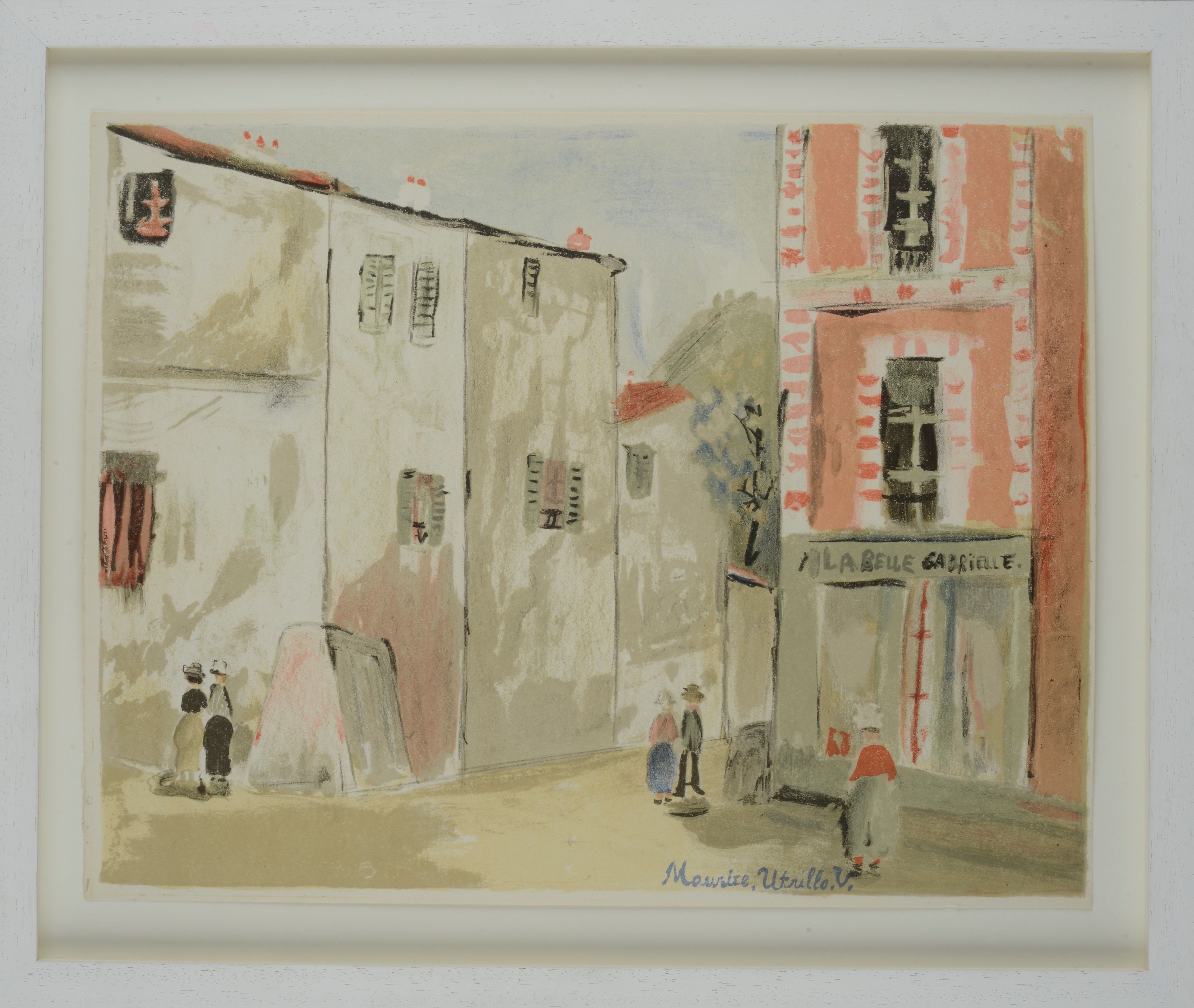 Lotto composto da sette litografie